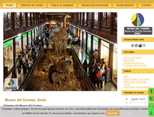 Tablet Screenshot of museodelcarmen.com